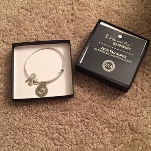 Alex and Ani ZTA Charm Bracelet